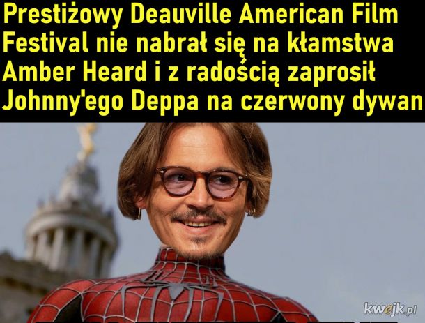 Johnny Depp na festiwalu filmowym