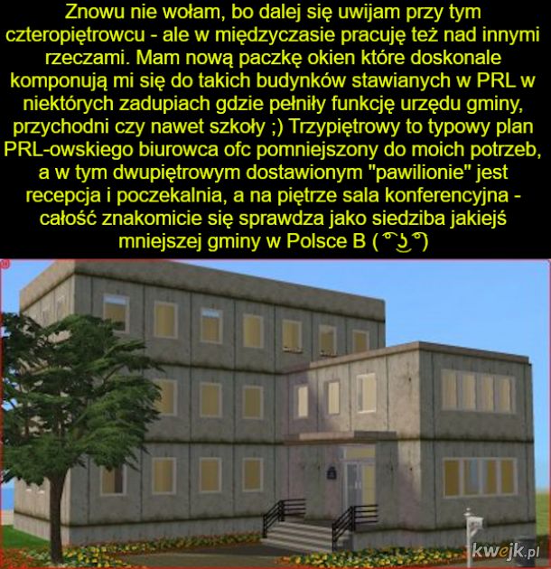 Użytkownik MarianoaItaliano z Wykopu odtwarza w Simsach polskie blokowiska