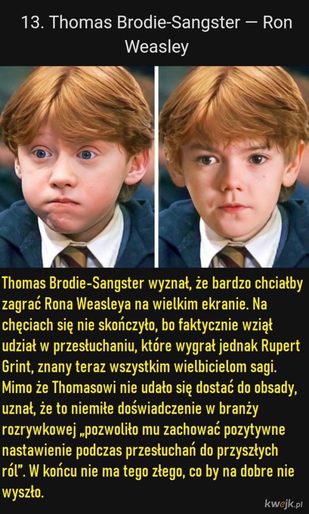 Inni aktorzy, którzy mogli zagrać w Harrym Potterze, obrazek 13