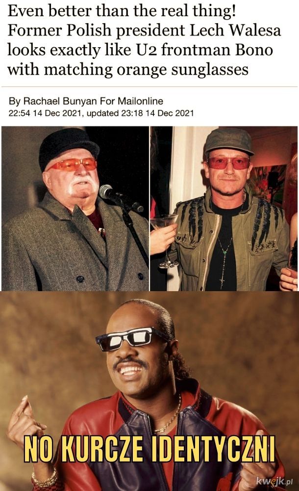 Który jest Bono, a który Bolek?