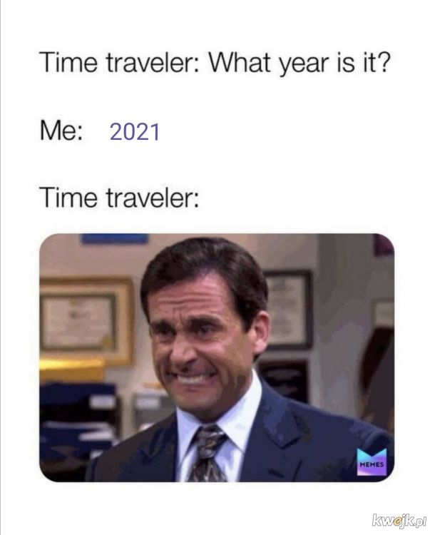 Podróżnik w czasie. Rok 2021.