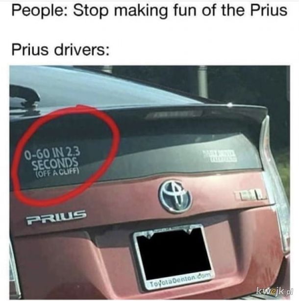 Kierowcy Priusa.