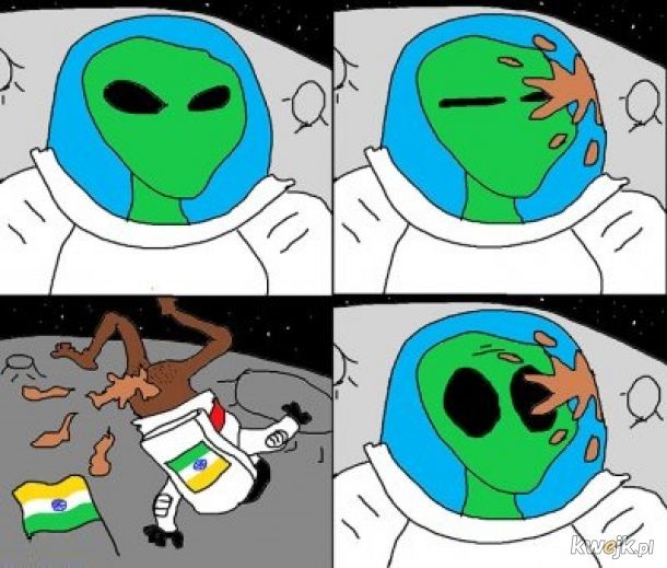 Gdyby hindusi polecieli na księżyc