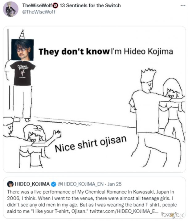 Biedny Kojima.