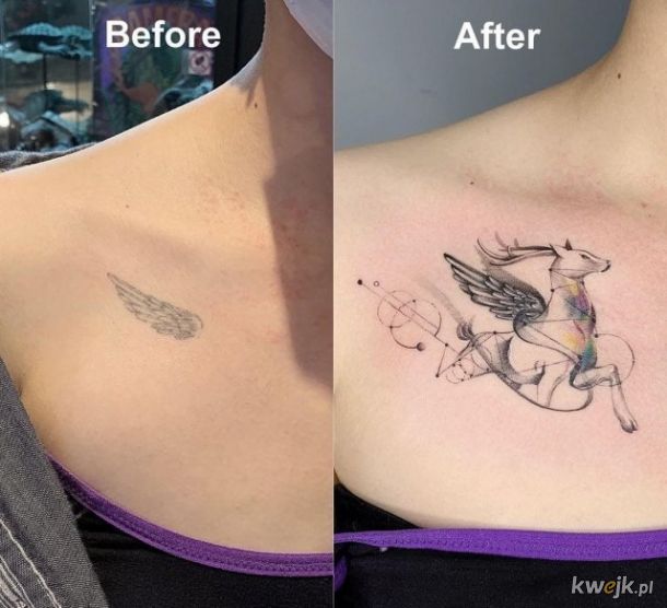Udana modernizacja starego tatuażu: warto nie żałować grosza