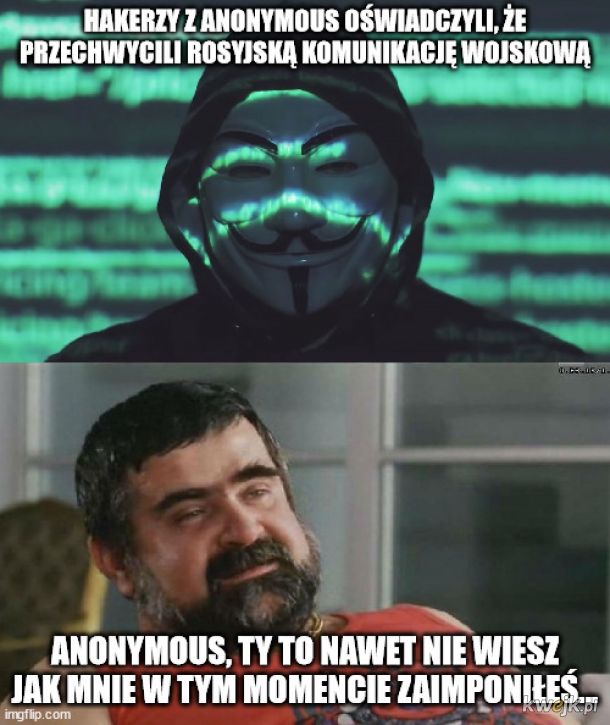 Anonymous zaimponował Siarze