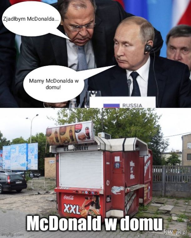 McDonald zamyka knajpy w Rosji.