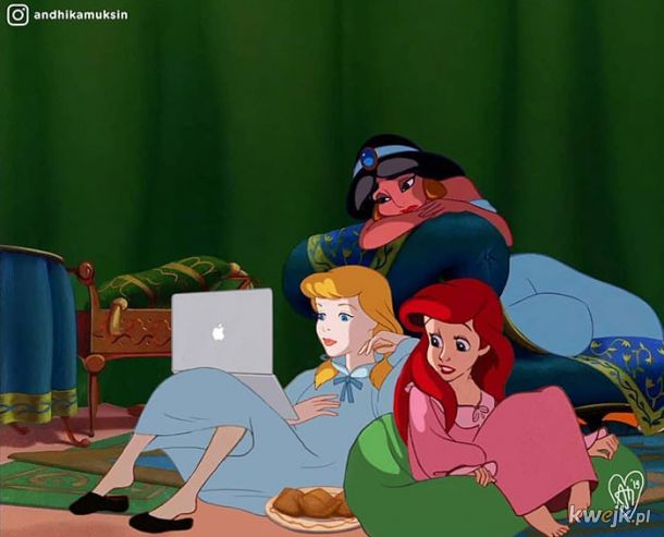 Gdyby księżniczki Disney'a były zwyczajnymi, współczesnymi dziewczynami...