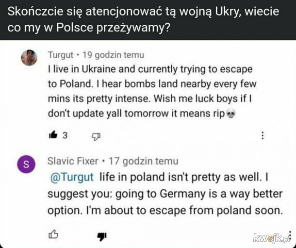 Polska zua inne kraje dobre