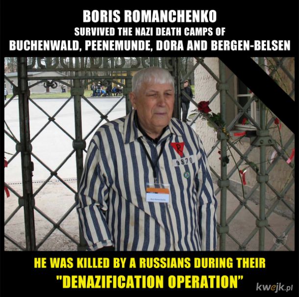 Survived nazi death camps, killed by russians ...