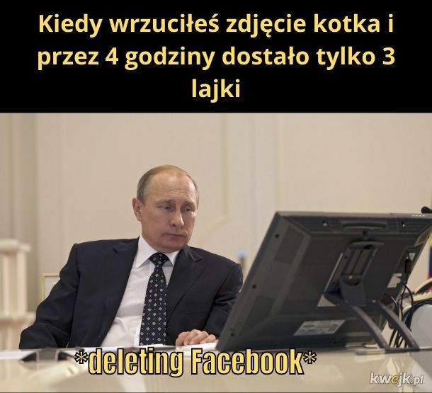 Putin usunął Facebooka