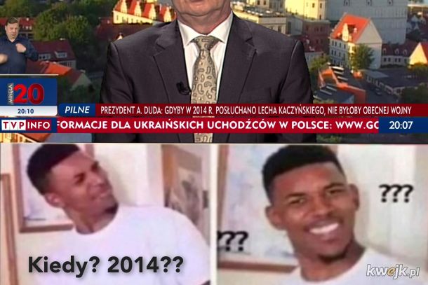 W 2014 LECH Kaczyński przemówił do Dudy z zaświatów.