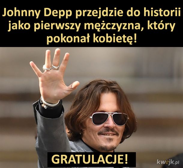 Gratulacje Johnny Depp!