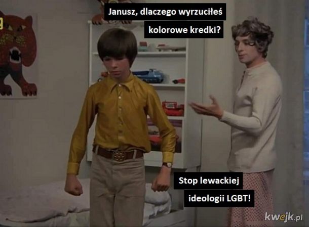 Zbiór tęczowych memów z okazji odklejenia Janusza Kowalskiego, obrazek 9