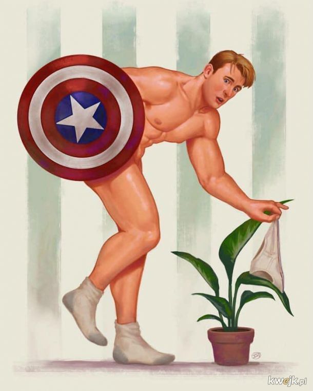 Avengersi jako modelki pin-up autorstwa Davida Talaski