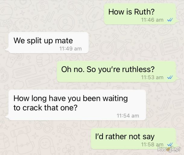 Ruth who?