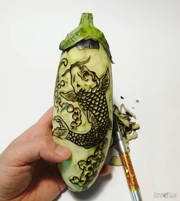 Jedzonkowe dzieła sztuki stworzone przez japońskiego artystę