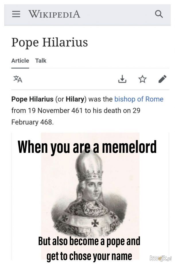 Papież Kwejka