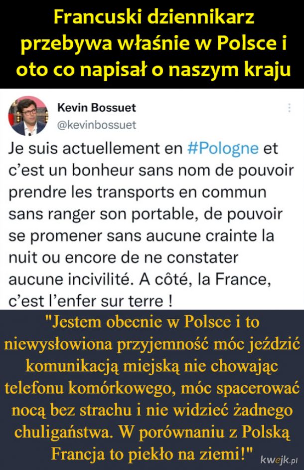 Francuski dziennikarz o Polsce