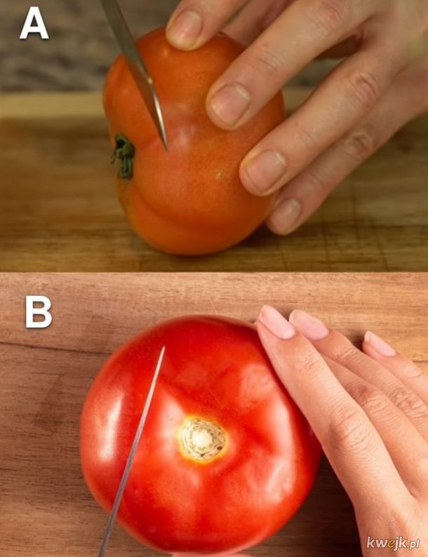 Krojenie pomidora