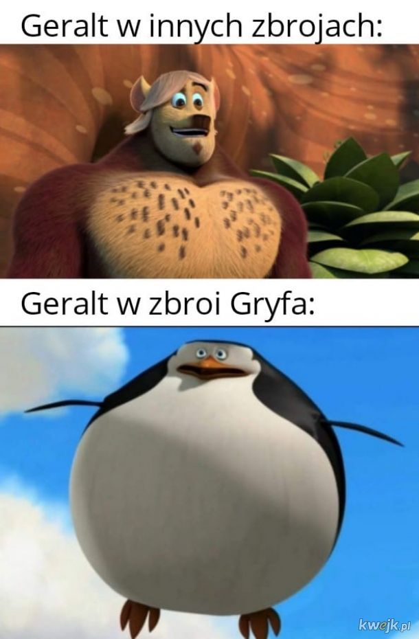 Geralt w zbroi Gryfa