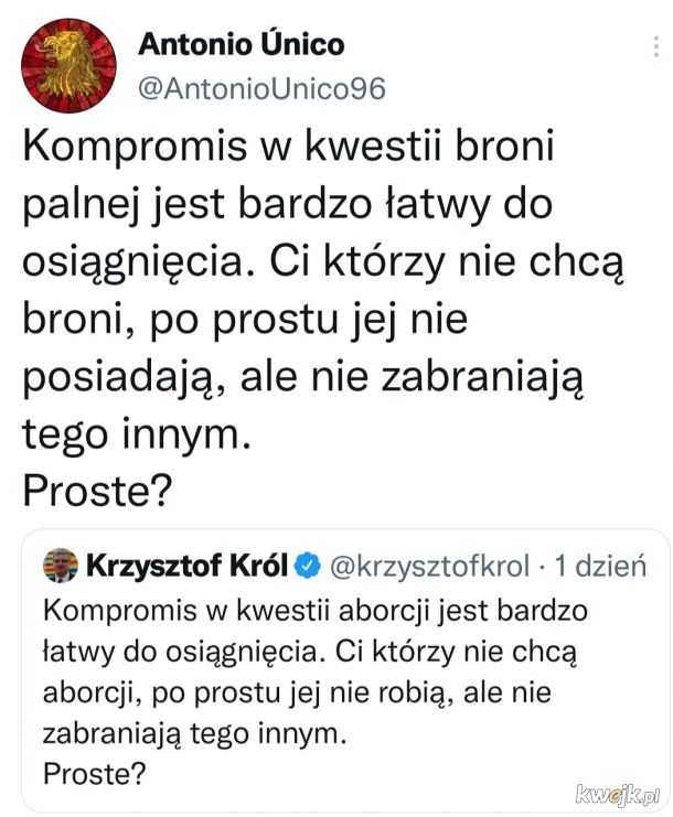 To co, kompromis?