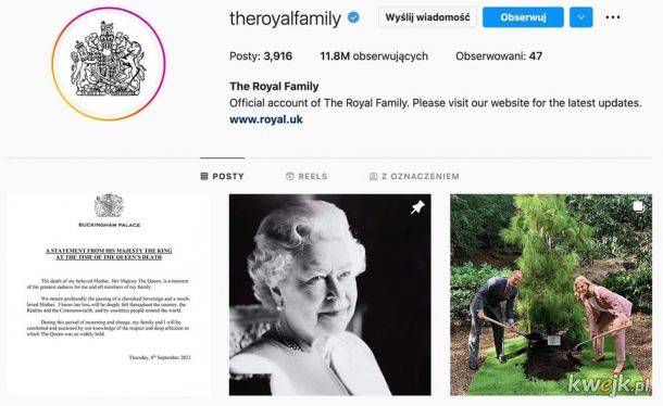 Kiedy instagramowe konto rodziny królewskiej prowadzi ktoś, kto lubi czarny humor
