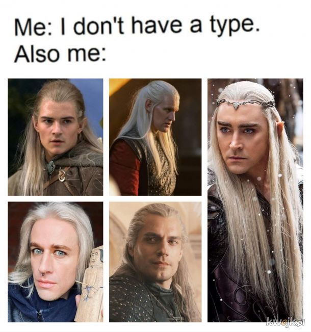 Me: I don't have a type. Also me: