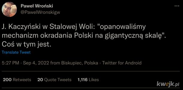 Dajcie Kaczyńskiemu mówić!