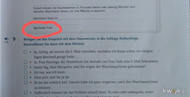 Takie tam w niemieckim podręczniku do j. niemieckiego
