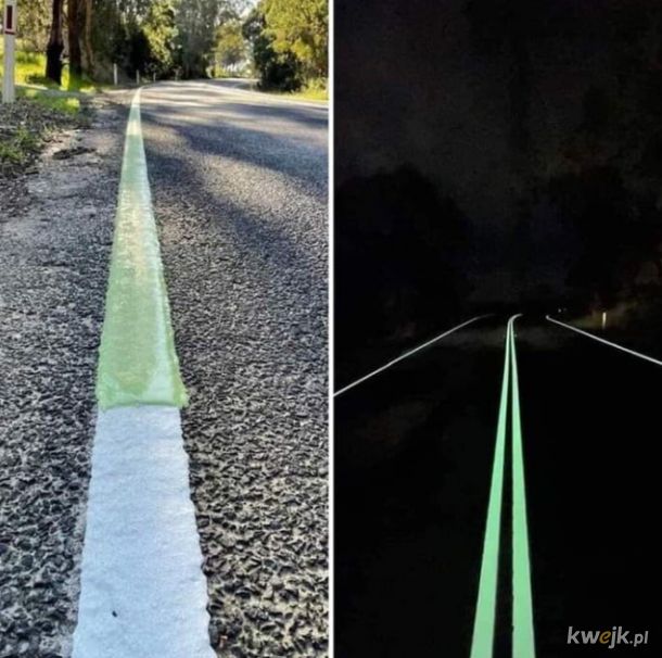 Fluoroscencyjna powłoka na drogach. Australia wie jak się robi bezpieczeństwo
