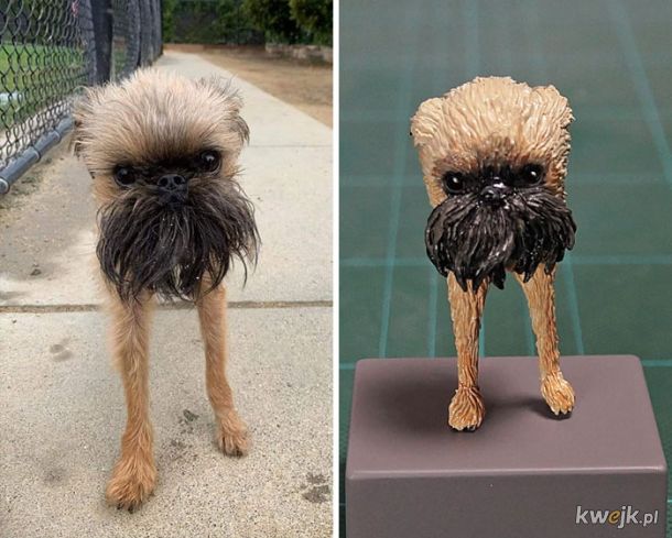 Japoński artysta stworzył rzeźby na podstawie zabawnych memów ze zwierzętami, obrazek 15