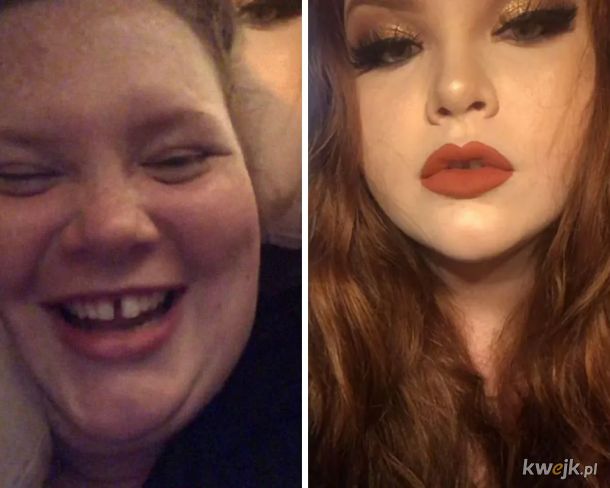 Przed i po nałożeniu makijażu., obrazek 6