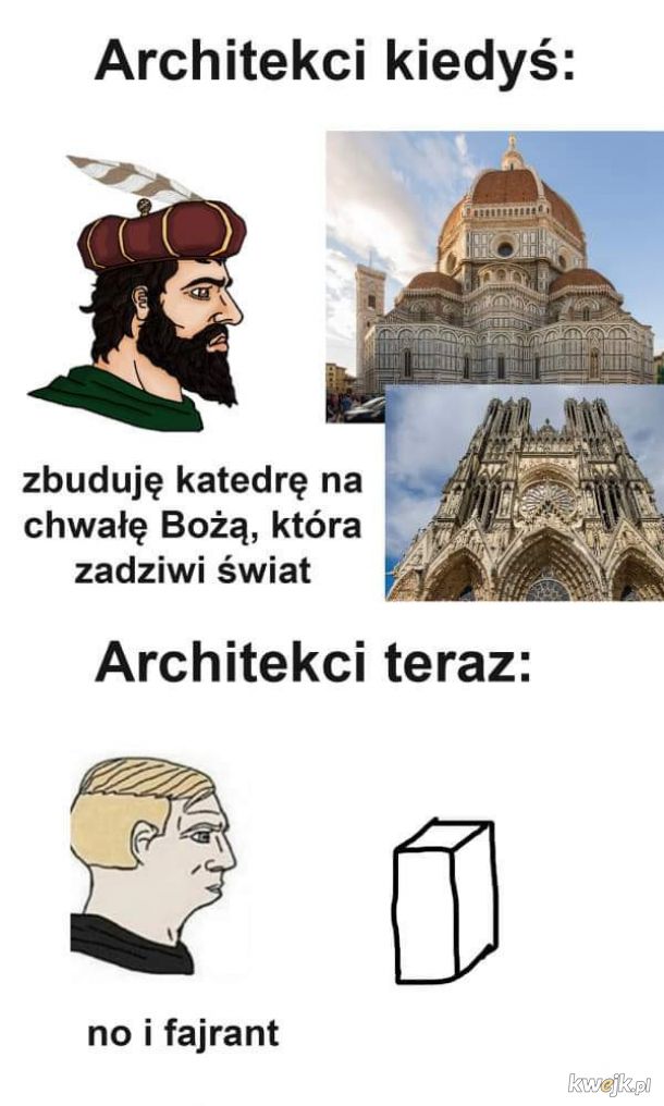 Architekci kiedys i dziś