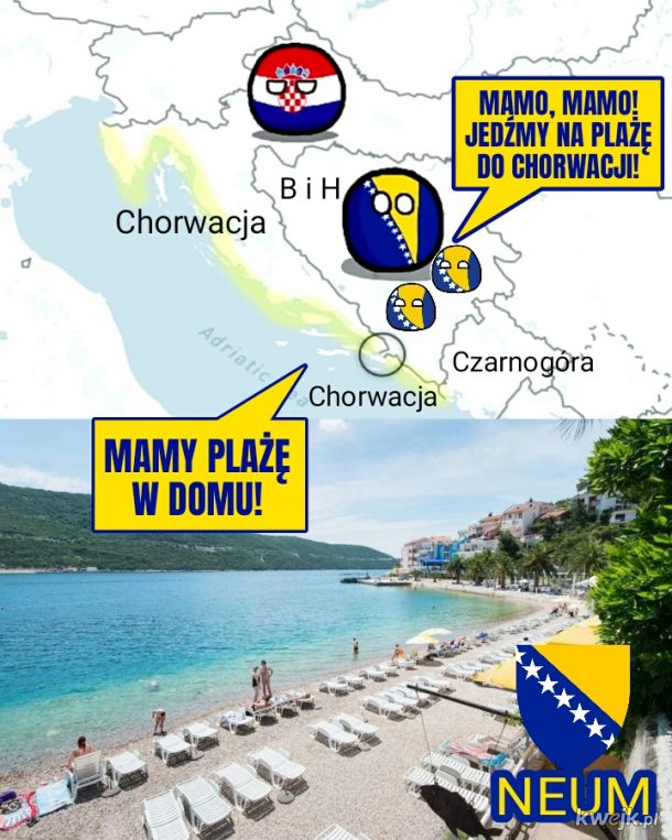 Bośniacy: Mamy plażę w domu!