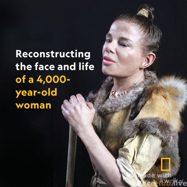 Ta kobieta, pochowana w epoce kamiennej, wędrowała kiedyś po lasach północnej Szwecji. Teraz archeolodzy zrekonstruowali jej twarz.