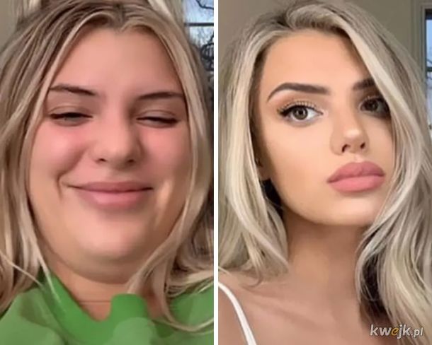 Przed i po nałożeniu makijażu., obrazek 17