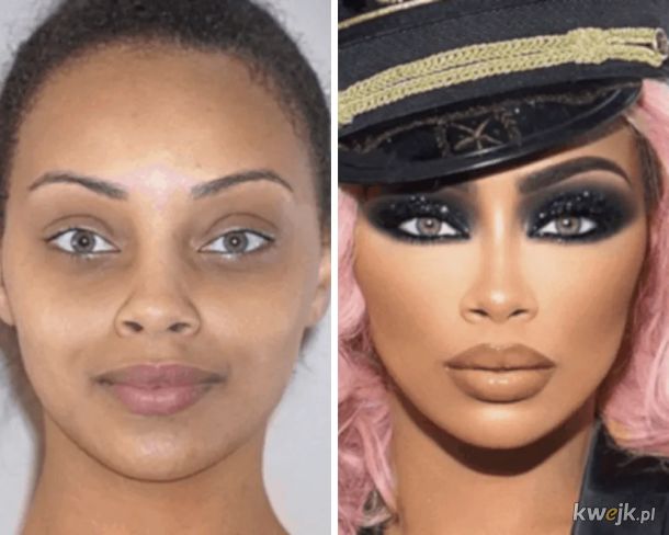 Przed i po nałożeniu makijażu., obrazek 4