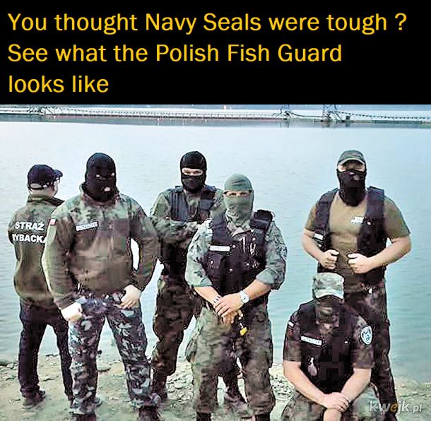 Myślałeś że Navy Seals są twardzi ? Patrz jak wygląda polska straż rybacka ...