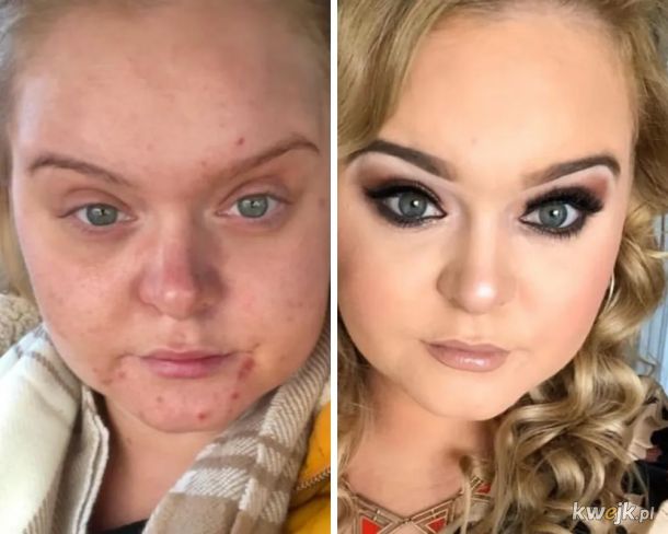 Przed i po nałożeniu makijażu., obrazek 16