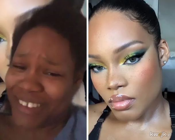 Przed i po nałożeniu makijażu., obrazek 7