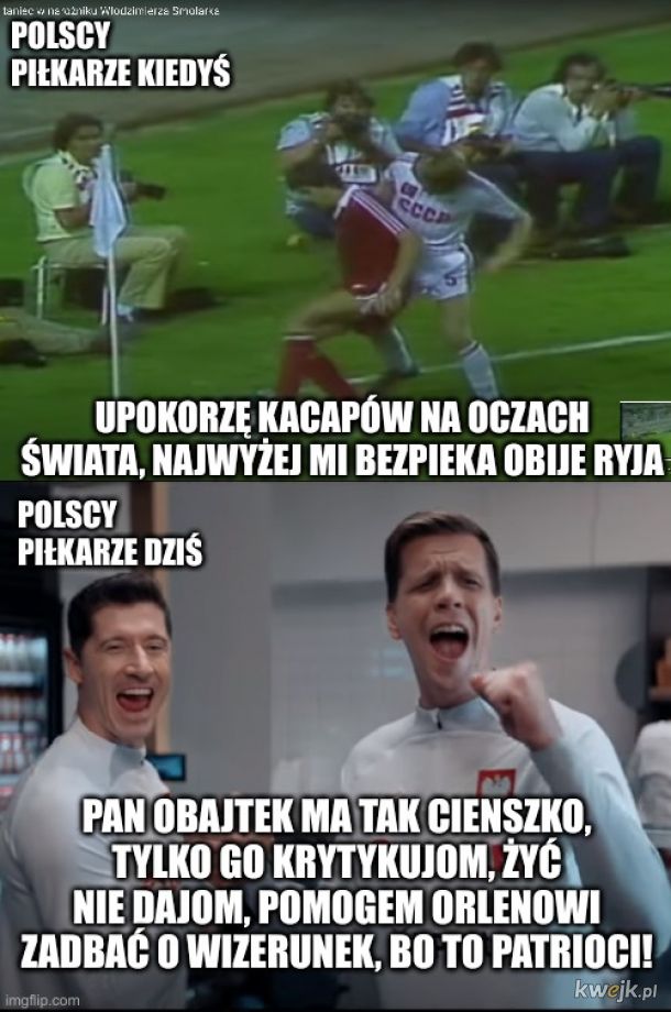 Polscy piłkarze kiedyś i dziś!