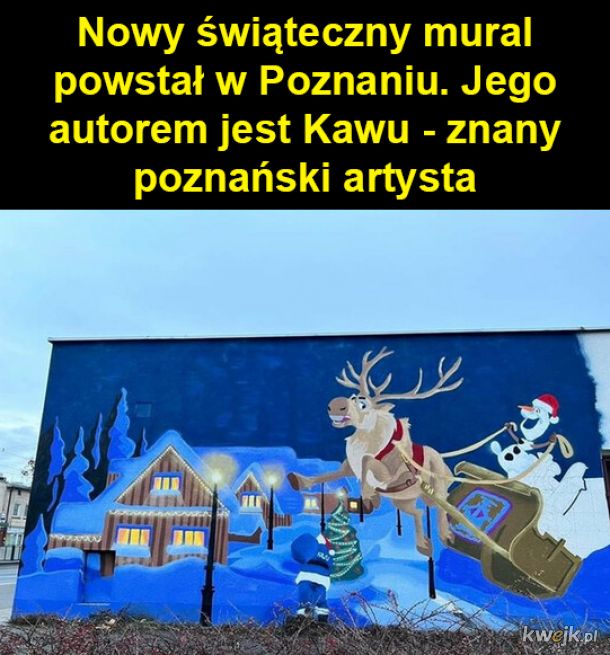 Świąteczny mural