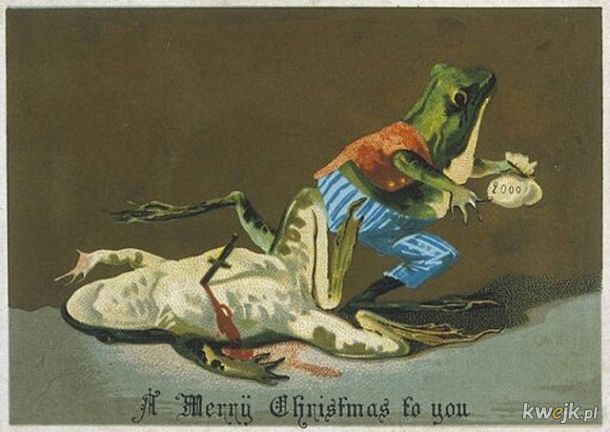 Naprawdę dziwne wiktoriańskie kartki świąteczne, obrazek 14