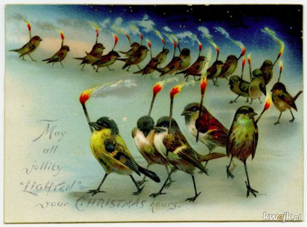 Naprawdę dziwne wiktoriańskie kartki świąteczne, obrazek 17