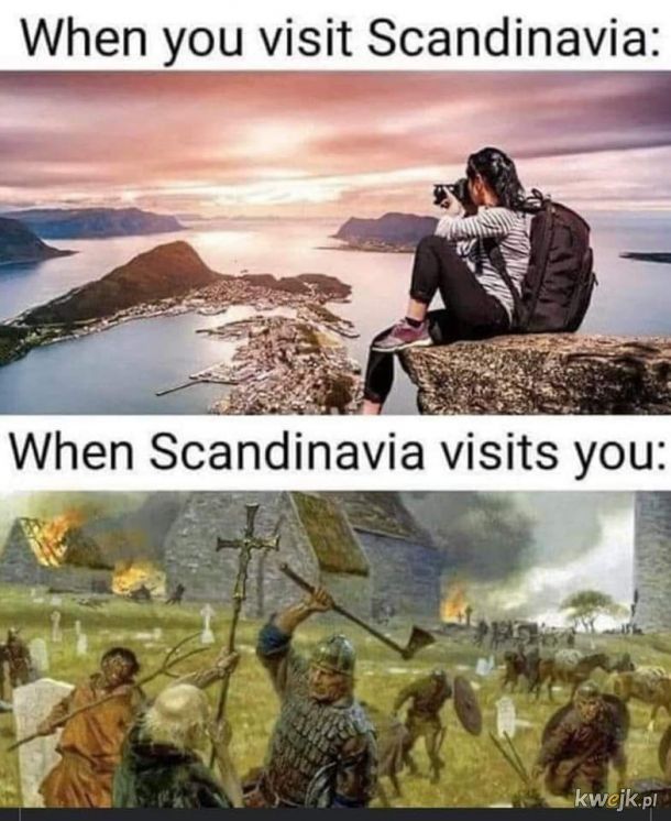 Odwiedzanie Skandynawii