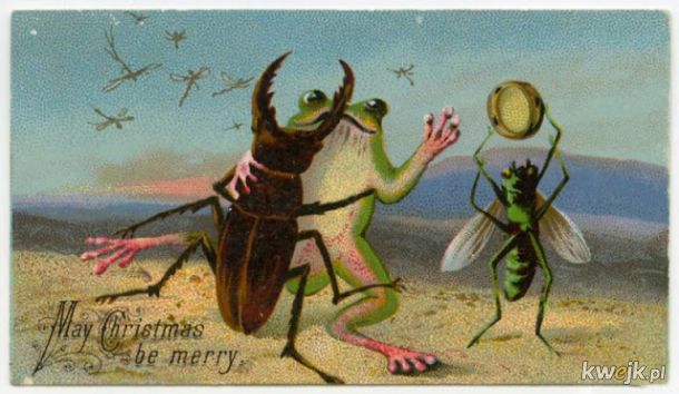 Naprawdę dziwne wiktoriańskie kartki świąteczne, obrazek 7