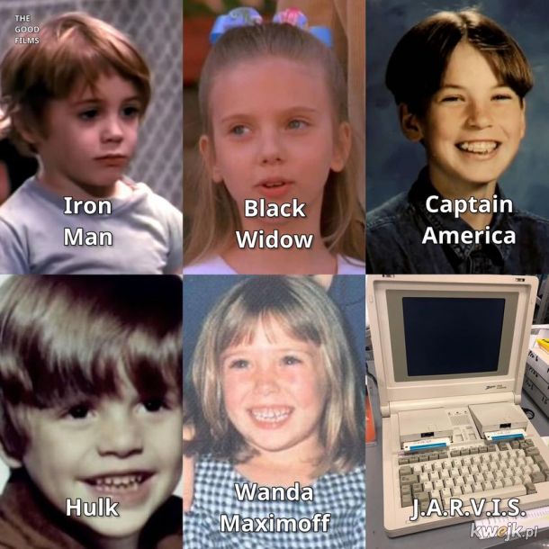 Avengersi w dzieciństwie