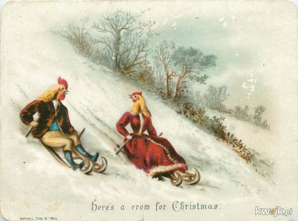 Naprawdę dziwne wiktoriańskie kartki świąteczne, obrazek 12