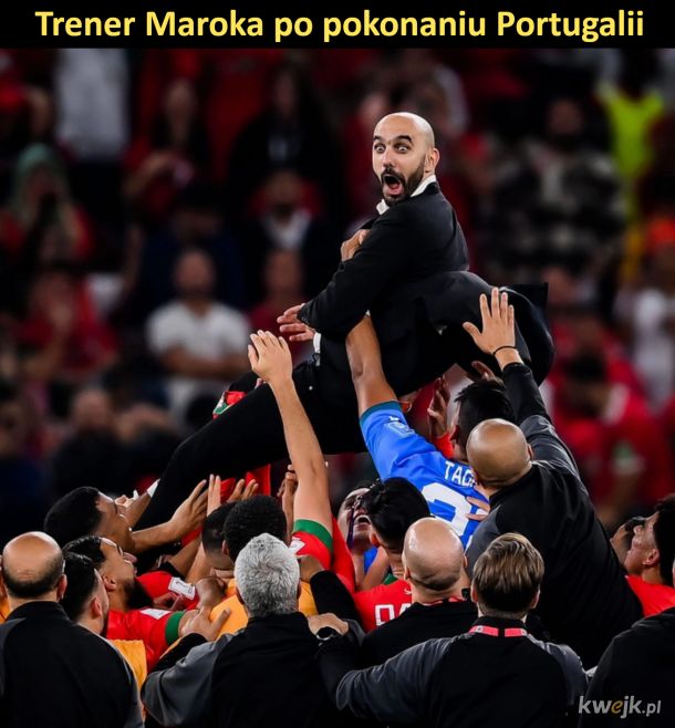 Trener Maroka po pokonaniu Portugalii